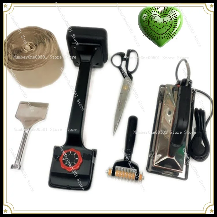 Hotel Carpet Installation Tool Repair Professional Pedal Press Iron Seam + Knife Smoke Hole Repair Kit