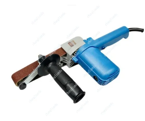 Mini DIY Sander Belt Sander Sandpaper Angle Grinder Sander Portable Belt Polishing Power Tools 220V