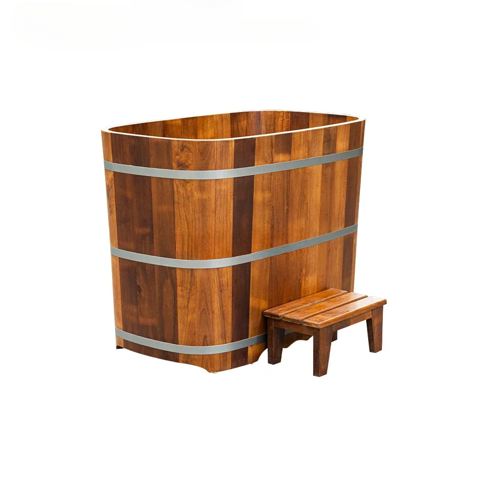 Oval Wood Ice Bathing Barrel For Sale