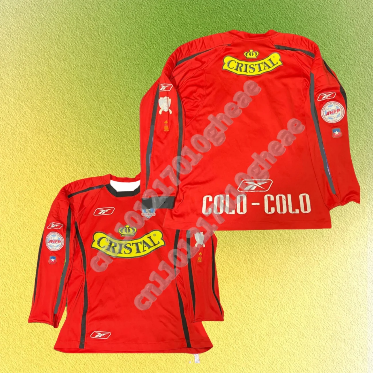 

Retro Men's Quick-drying Jersey Long-sleeved T-shirt Chile Colo-colo Team Jersey Fashion Best-selling Sports Long-sleeved Moto