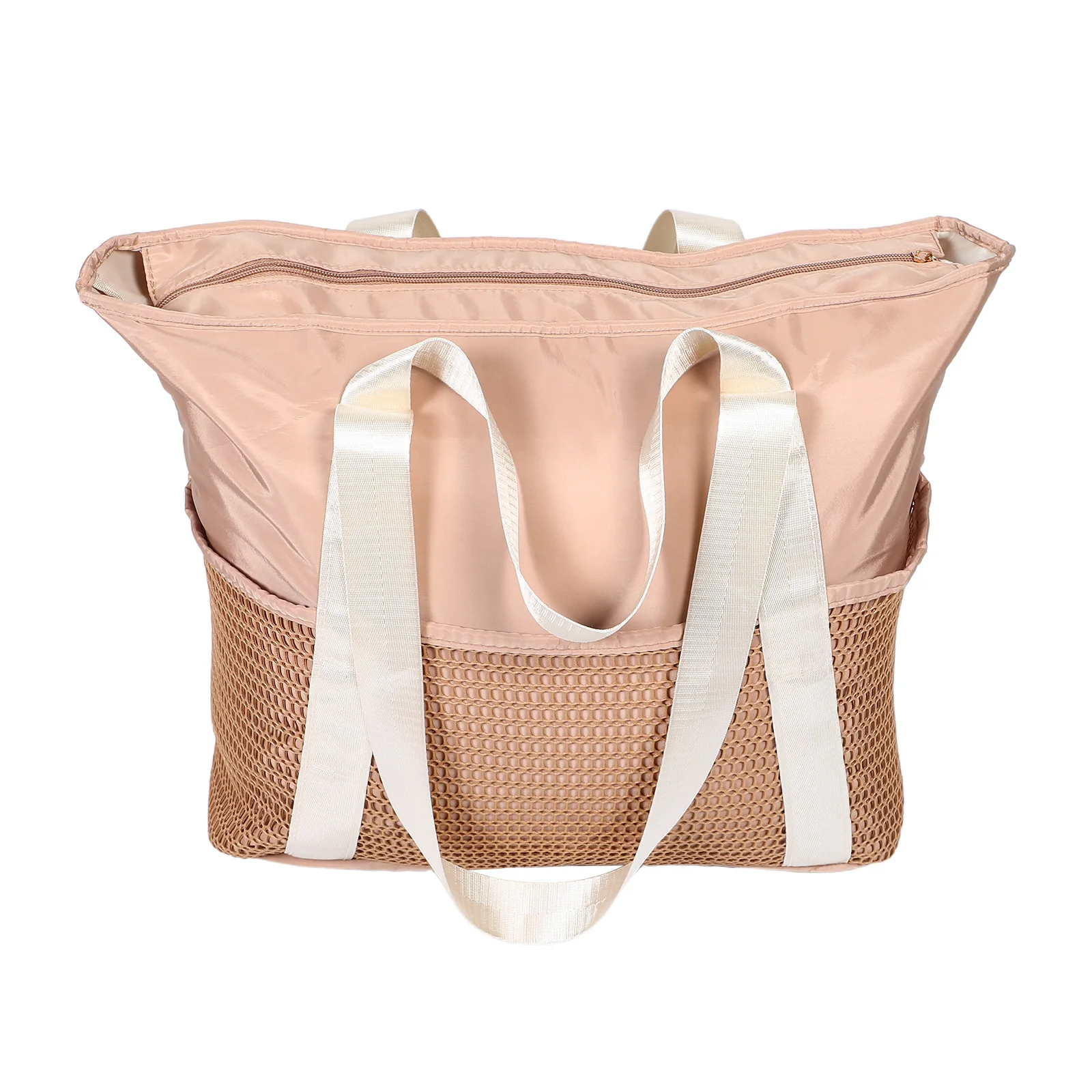 1pc Swimming Gym Bag Beach Waterproof Pool Bags Women Nylon Large Capacity Tote Mesh Lightweight Sandproof Travel Swimmers Bag