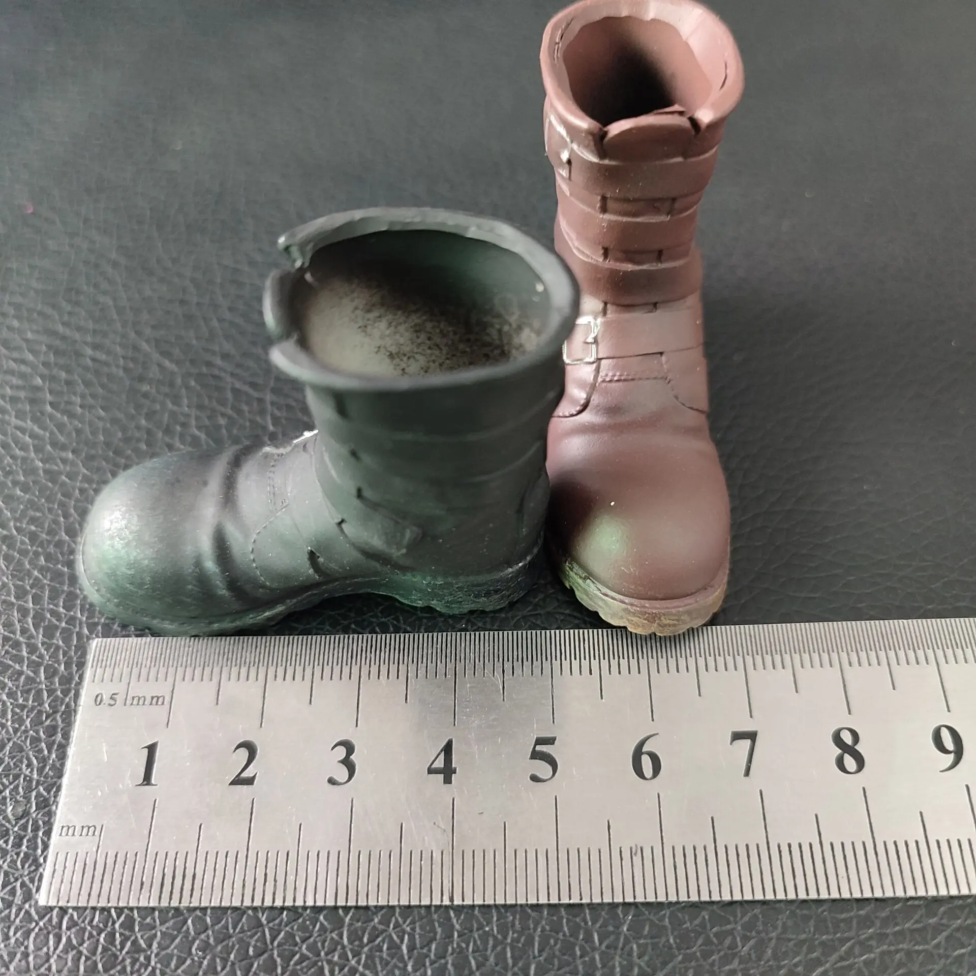 Accessoire de figurine d'action à l'échelle 1:6, bottes à Tube central pour hommes, bottes de Combat de soldats à réservoir creux, chaussures marron et noires F 12 ", jouet de poupée corporelle