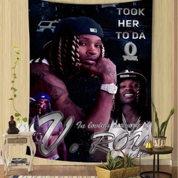 King Von Welcome To O Block Music Album Tapestry Anime Tapestry Hanging Tarot Hippie Wall Rugs Dorm Wall Hanging Sheets