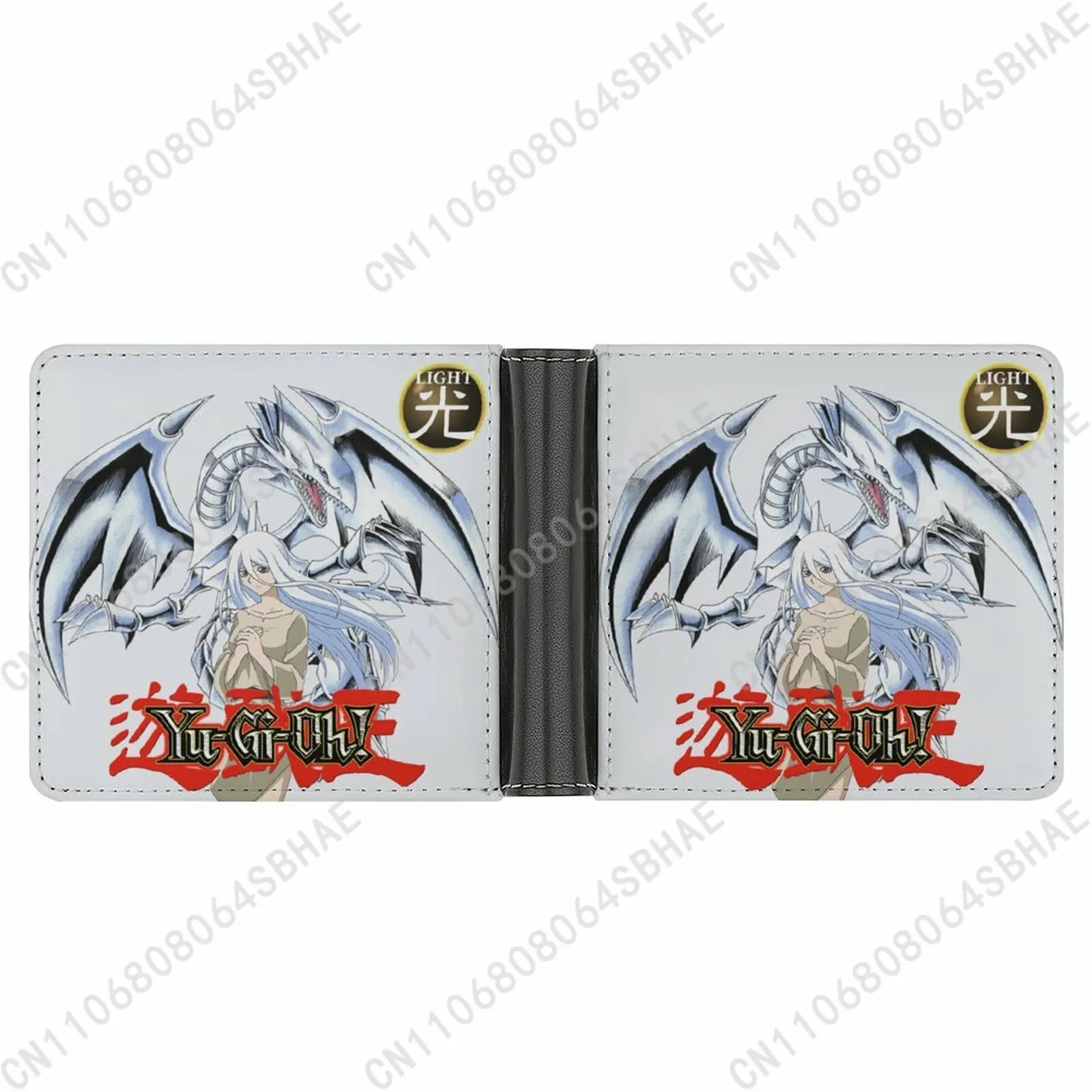 

Yu-Gi-Oh Trendy Leather Wallet Teenage Girls Boys Personalized Slim Credit Card Holder Small Purse School Daily Use