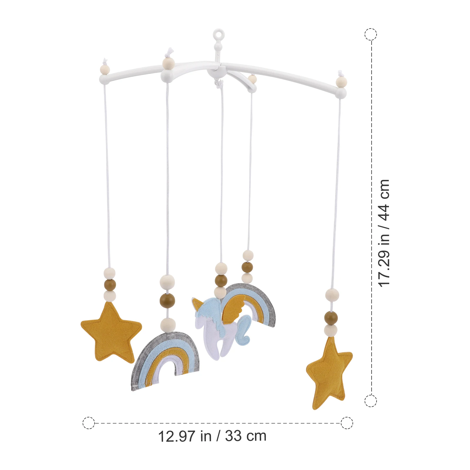 Móvil para cuna de bebé para recién nacidos, desarrollo de habilidades motoras, decoración de gimnasio sensorial colgante para niños y niñas, asiento de coche de regalo de Navidad