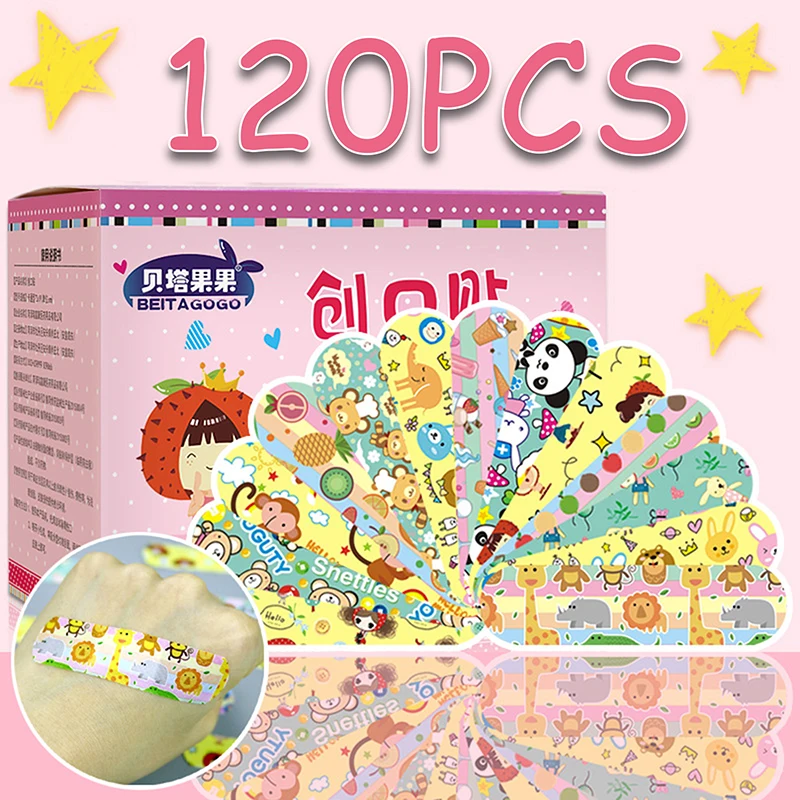 

120 шт., водонепроницаемые дышащие Пластыри для остановки кровотечения