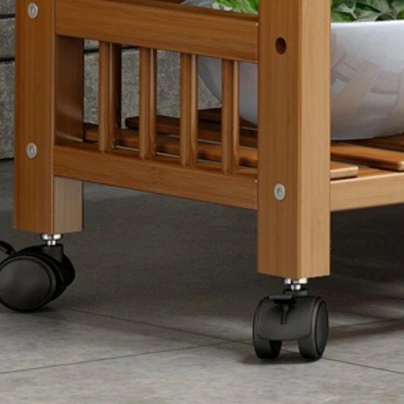 نقل عرض خزانة تخزين رفوف المطبخ الحديثة غرفة المعيشة تخزين خزانة الرجعية الخيزران خزائن الأثاث ل Opslg MHSNJ #5