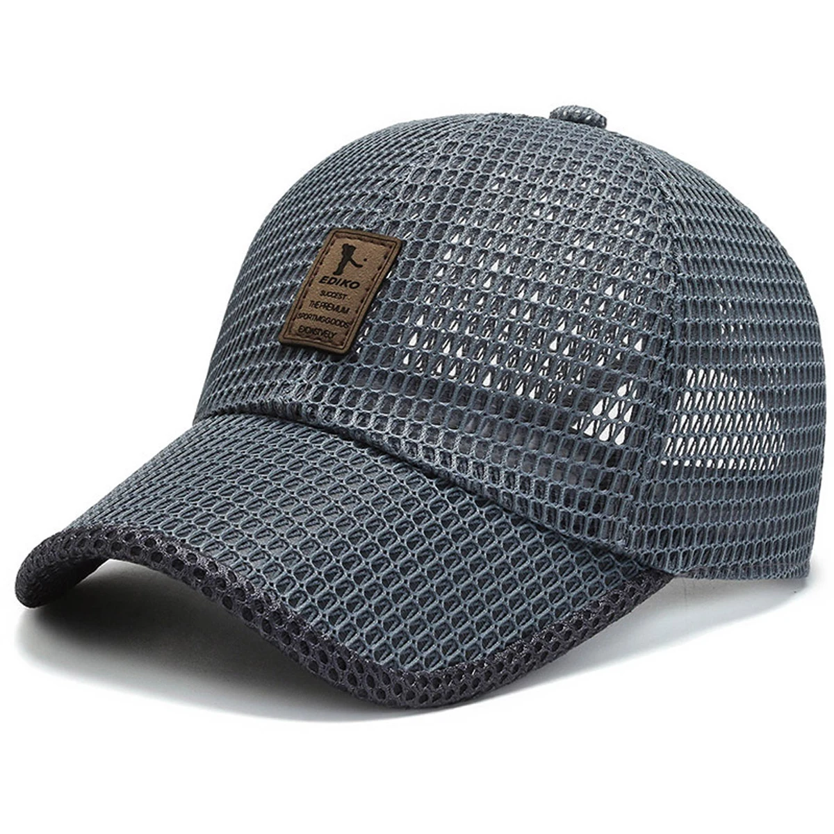 Unisex Label Mesh Atmungsaktive Baseballkappen Frühling und Sommer Outdoor Verstellbare Freizeithüte Sonnenschutzhut Sportkappe – Detail 5