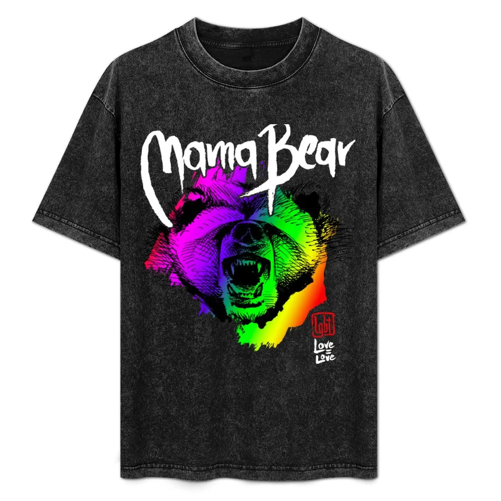 

LGBT Mama Bear Mom T Shirt T-Shirt Casual Basic Street Style T-Shirt