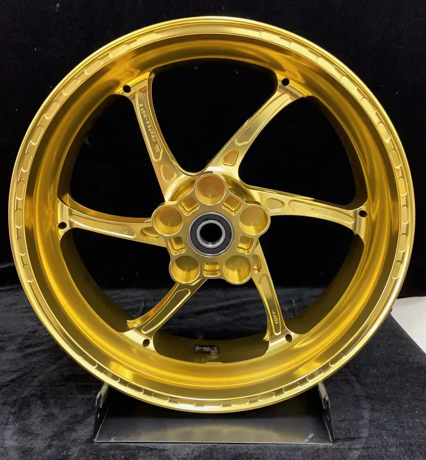 New Factory Price Direct Sales High-end Customized Aluminum Alloy Forged Color Anodized Motorcycle Wheels for ZX-10R！！