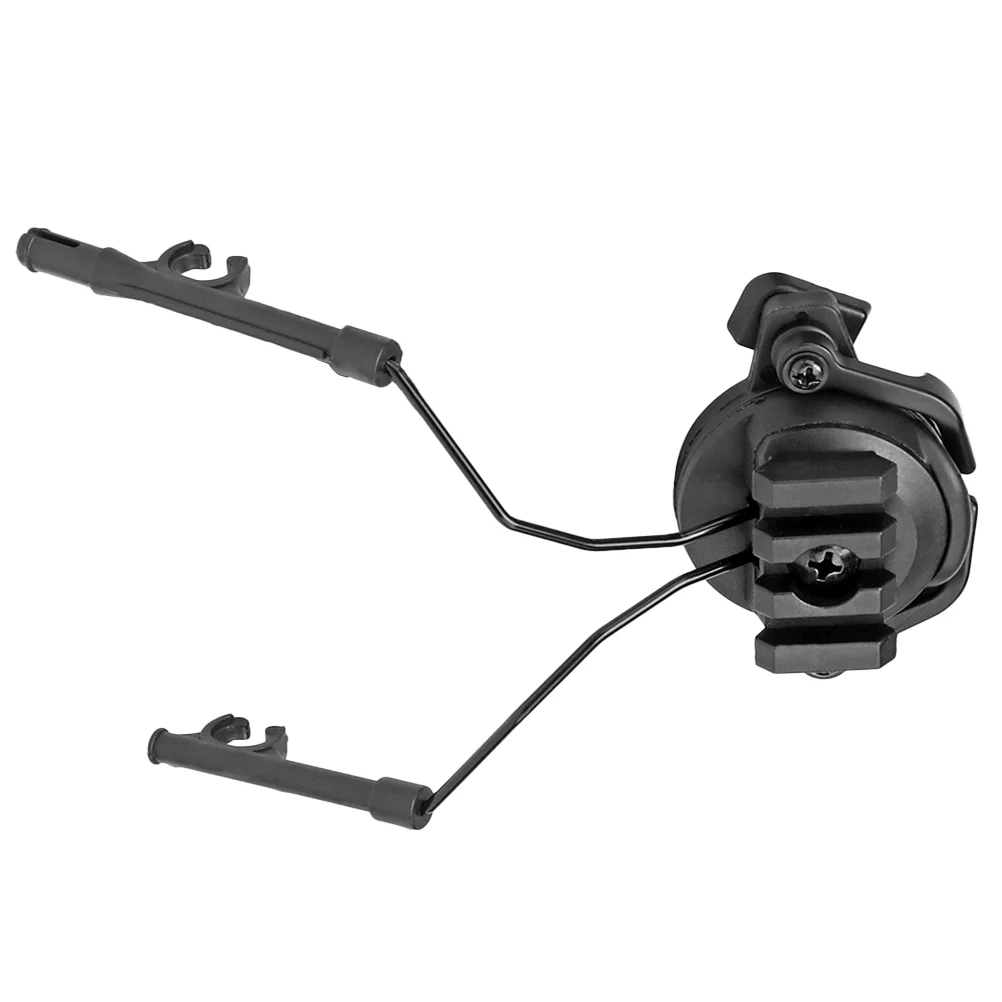 

Rotary Adapter Set Headset Holder Headphone Accessory for 19-21mm Guide Rail (Black)