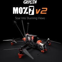 GEPRC MOZ7 V2 Analog/WTFPV/O4Pro Long Range 7inch Quadcopter Drone ELRS 915M/2.4G GemX TBSNanoRX Receiver with HQProp Propeller