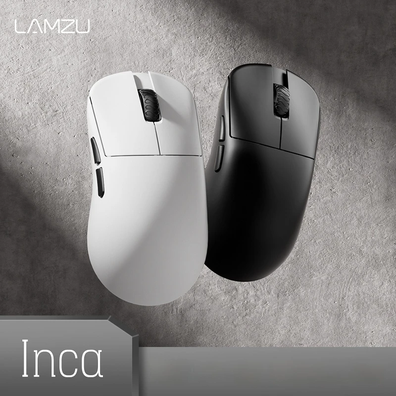 LAMZU Inca Gaming Mouse 2.4G Wireless Dual Mode Pixart 3950 Sensor 30K DPI Lightweight Esports Gaming Mouse For PC Gamer Gift