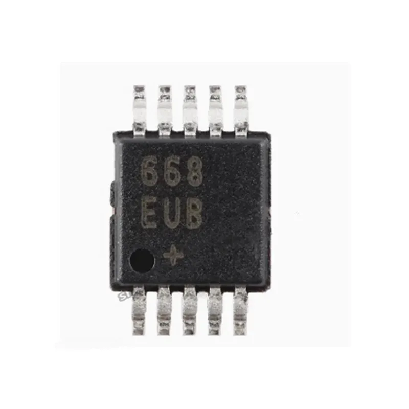 5pcs MAX668EUB+T MAX668EUB MSOP10 Silkscreen 668 1.8V to 28V input PWM boost controller chip new authentic