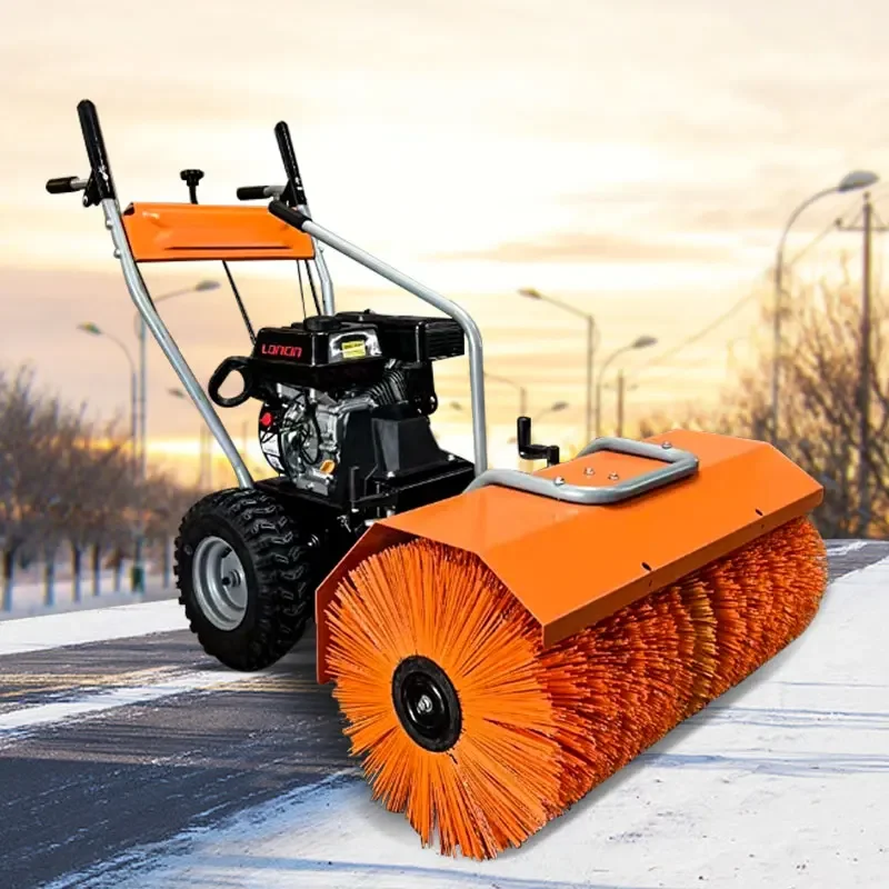 

Free shipping High power hand-held snow sweeper Household winter small road snowplow