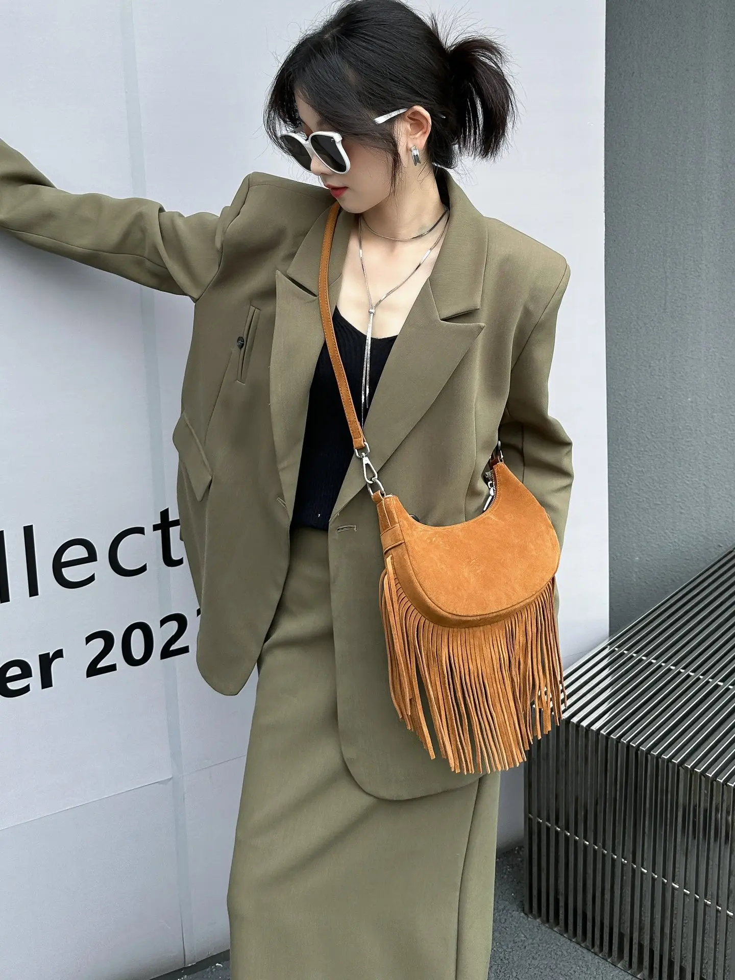 

Women's Shoulder Bags Handbags Leather Bags Zipper Closure Large Capacity Underarm Shoulder Bags Fashion Stylev