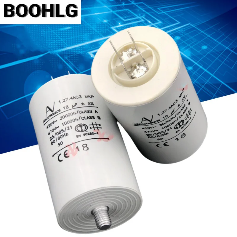 1PCS 18uF ARCOTRONICS 1.27.4AC3 MKP AC starting capacitor AV