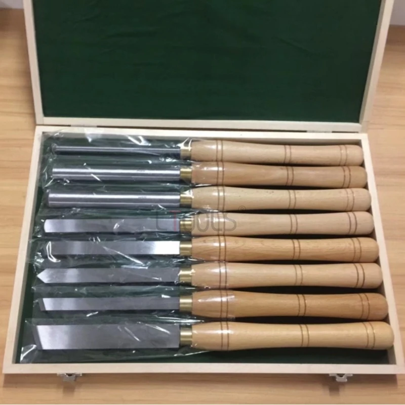 

Woodworking Beech Handle Turning Knife Multi Specification High Speed Steel Carving Knife Woodworking Processing Cutting Tools