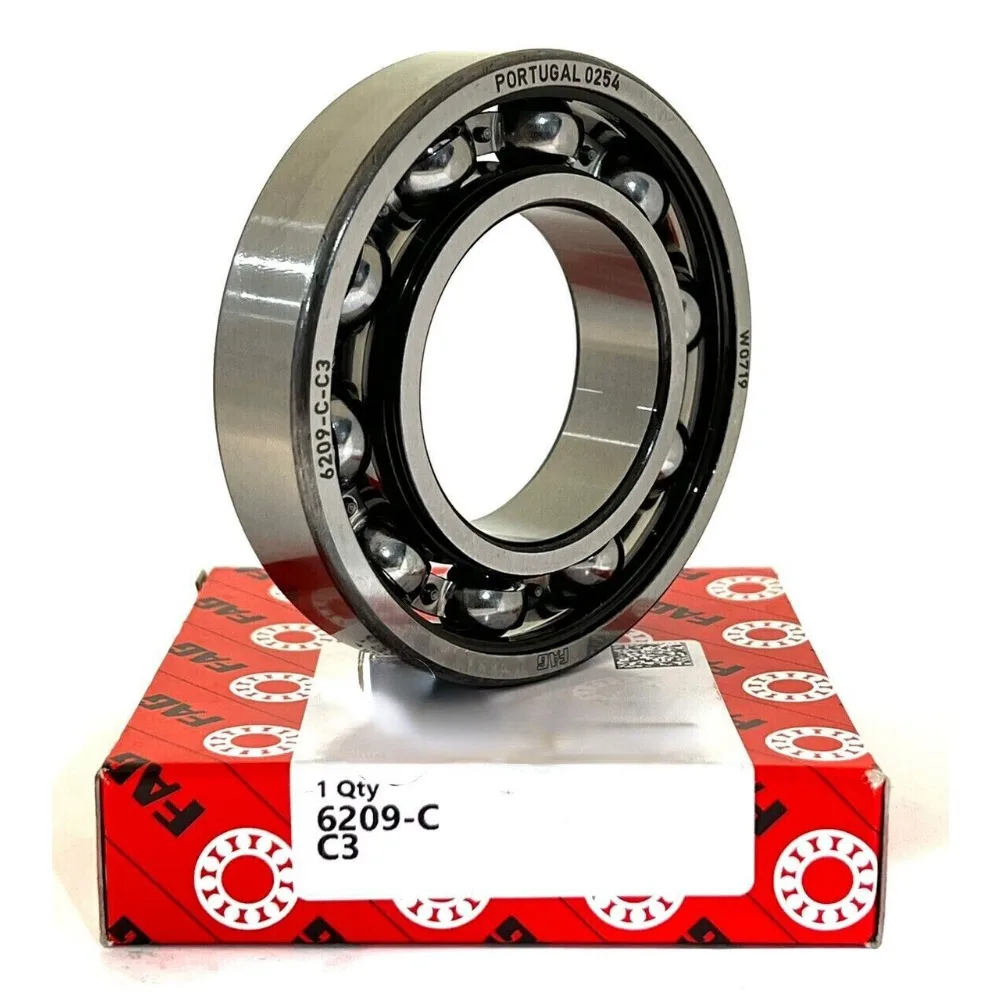 

FAG 6209-C-C3 DEEP GROOVE BALL BEARING, OPEN TYPE, NO SEALS 45x85x19mm