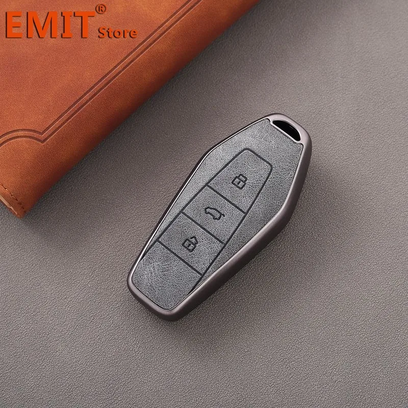 Car Key Case for Chery Icar 03 Icar03 AIQAR EQ7 EQ5 EQ3 JAECOO J6 J7 J8 Remote Cover Shell Keychain Ring Holder Fob Accessories