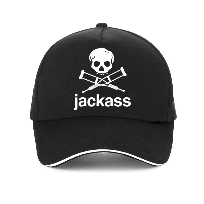 

Fashion Mens Jackass Logo Graphic Print baseball cap Fashion Classic Male Cool Summer hat Unisex snapback hats gorras