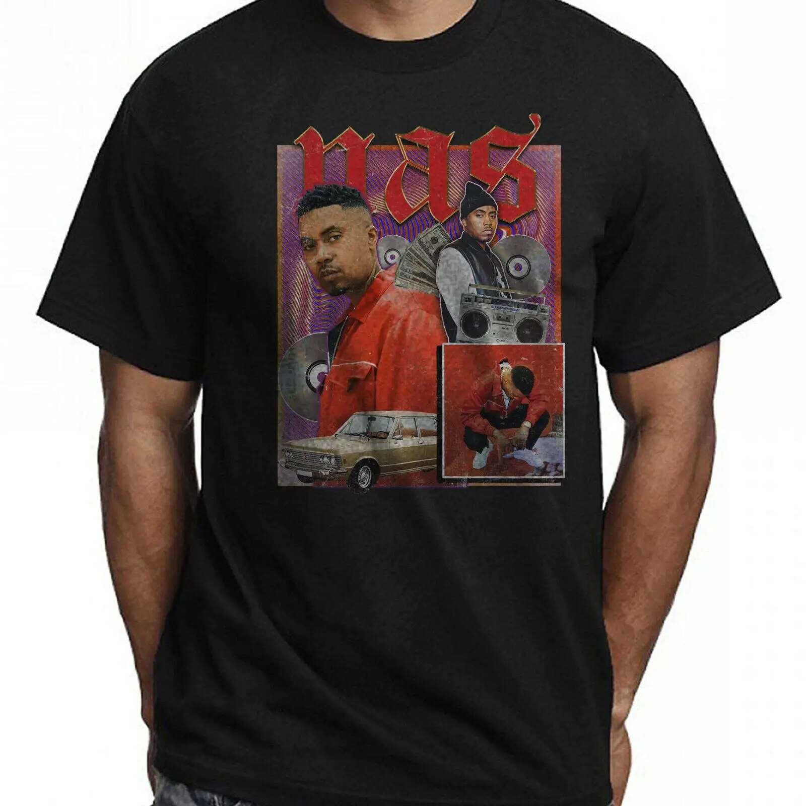 Rapper NAS Shirt, T-Shirt Hip Hop And Street Style Suitable For Men And Women