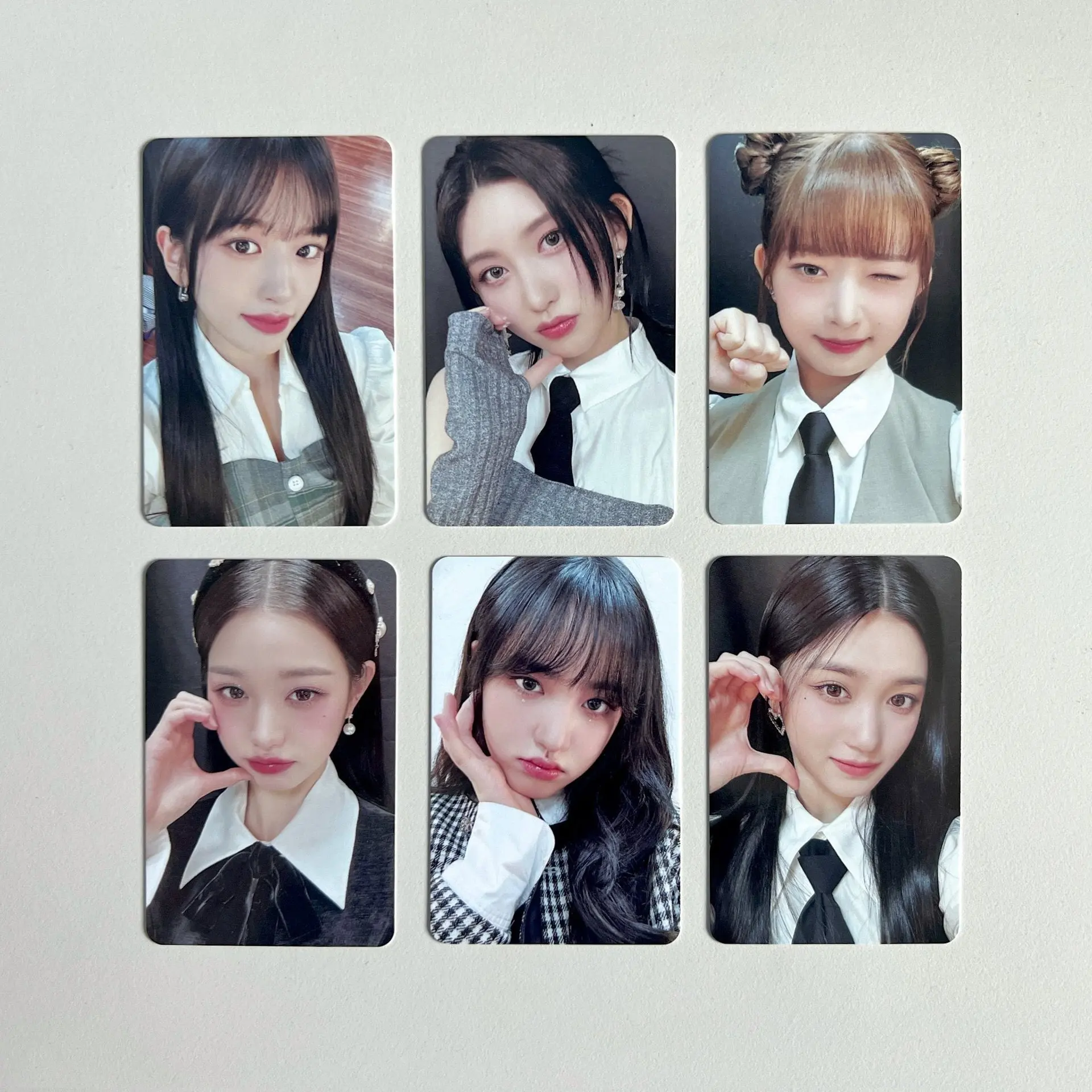 6pcs/set Kpop Idol IVE Lomo Cards 2023  Photocards Photo Card Postcard for Fans Collection