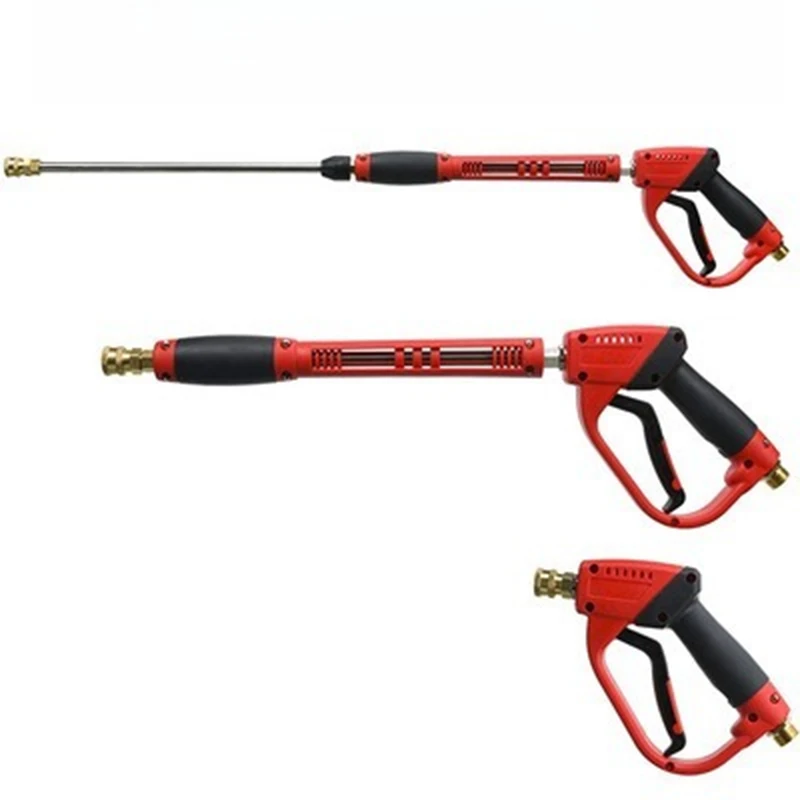 Pure copper high-pressure water gun for car washing, water gun cleaning machine, movable quick insertion cleaning gun