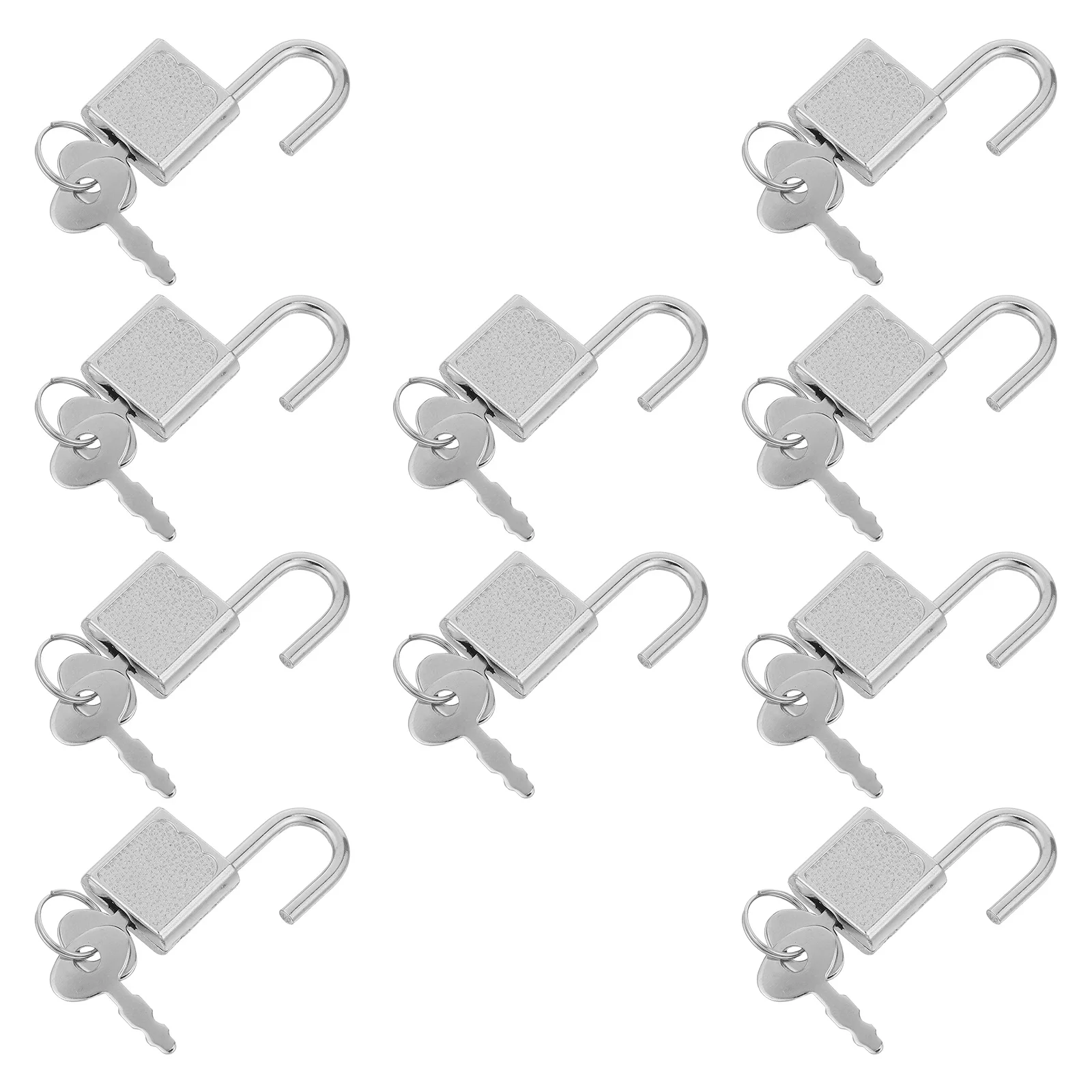 

10Sets Pirate Chest Lock Metal Vintage Mini Padlock Key for Treasure Box Jewelry Box Travel Suitcase Storage Unit Lock