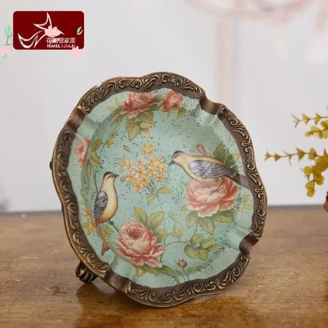 

American vintage ashtray, home living room decorative ornament, bedroom office resin