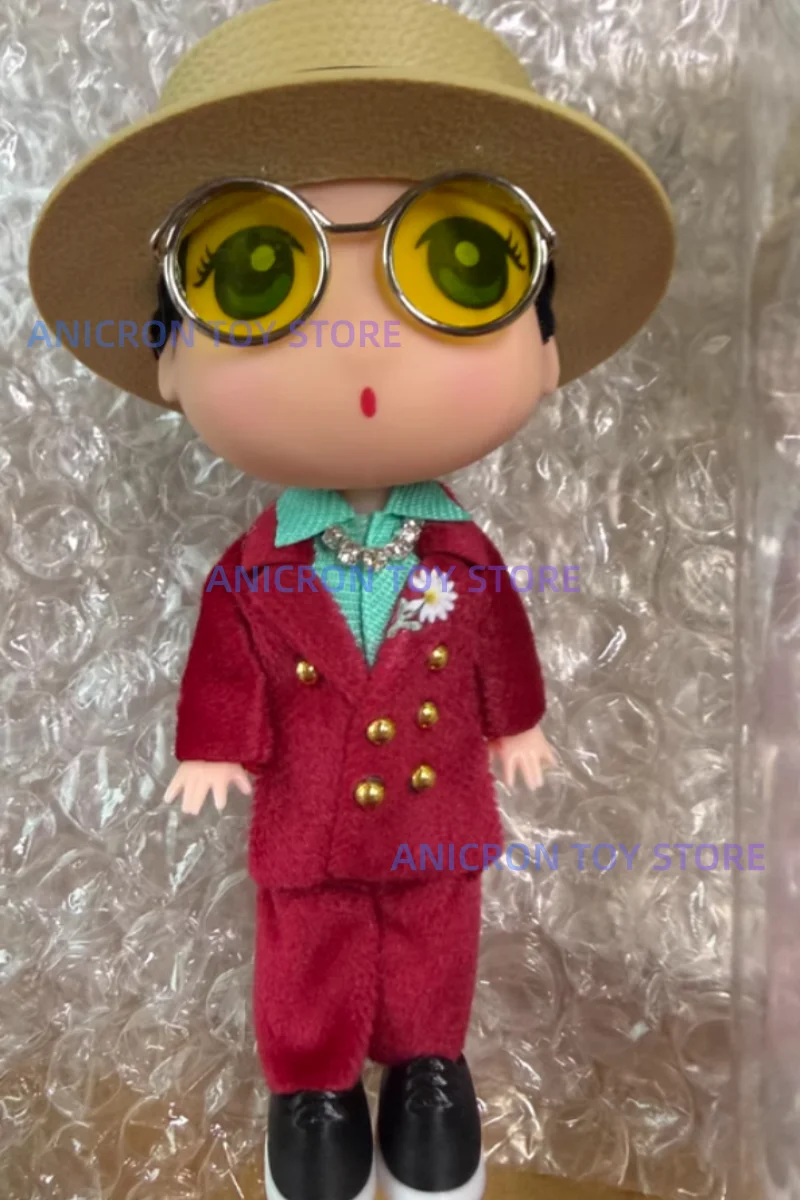 พวงกุญแจตุ๊กตา G-D Doll งานคอนเสิร์ตซิดนีย์ หมวกทรงสูง หมวกฟาง ชุดสูท ตุ๊กตา Gd Doll ทำมือ ขนาด 13 ซม. ของขวัญสำหรับแฟนๆ
