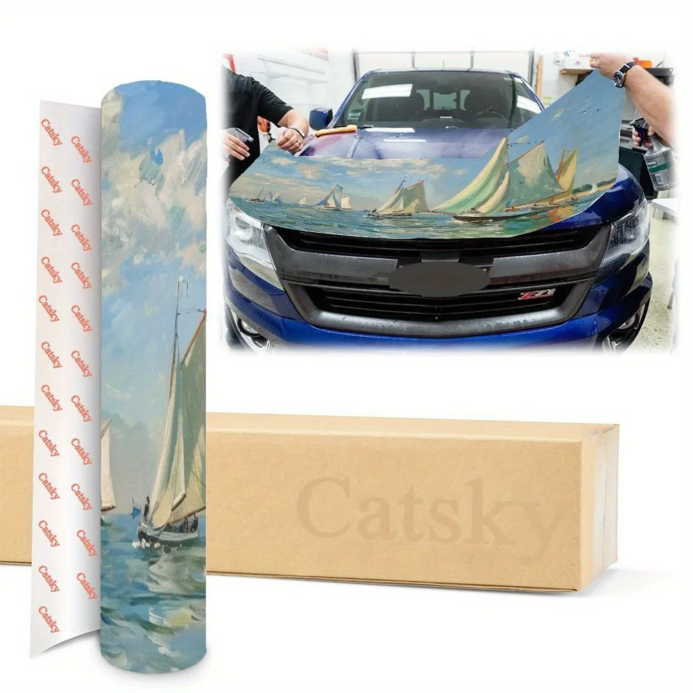 مجموعة الشراع، شارات غطاء محرك السيارة؛ خطوط جسم سباق السيارات؛ ملصقات الفينيل لتعديل شارات ملحقات الديكور الخارجي