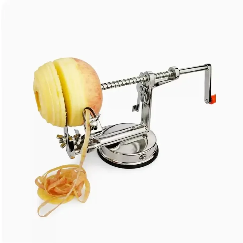 Manual Apple Peeler Corer Slicer Kitchen Tool Stainless Steel Fruit Vegetable Peeling Machine Home Cooking Gadget Easy Use