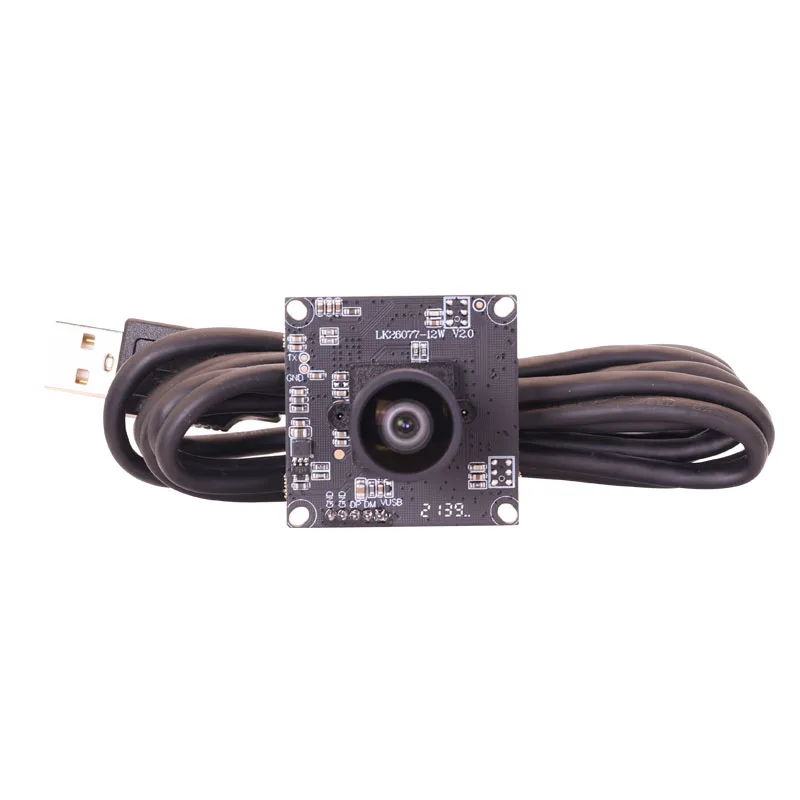 14209 1200W IMX577 38mm 2.8mm 110degree distortionless 120fps Industrial machine vision  PCBA USB Face recognition camera module