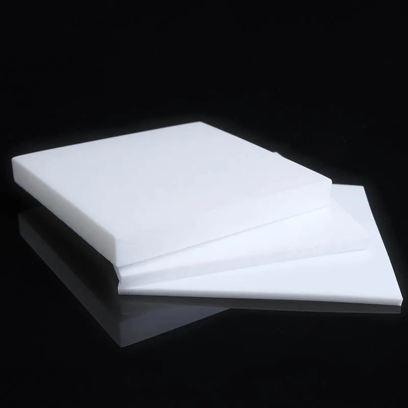 White PTFE Board PTFE Sheet Plate Block Polytef Plate Anti-Corrosion Machining Model Processing Materials Thick 1mm 2mm 3mm 5mm