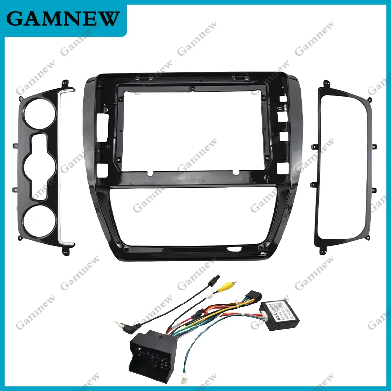 10 Inch Car Frame Fascia Adapter Canbus Box Decoder Android Radio Audio Dash Fitting Panel Kit For Volkswagen Jetta Sagitar Bora