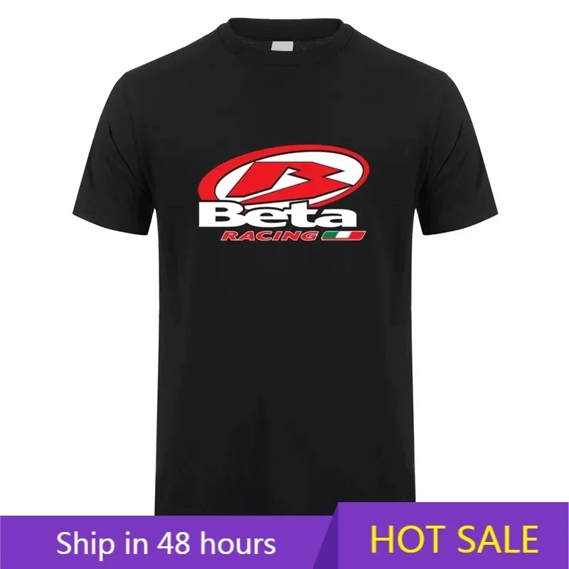 Beta Racing T-Shirts, lässige Sommer-Kurzarm-T-Shirts für Herren aus cooler Baumwolle