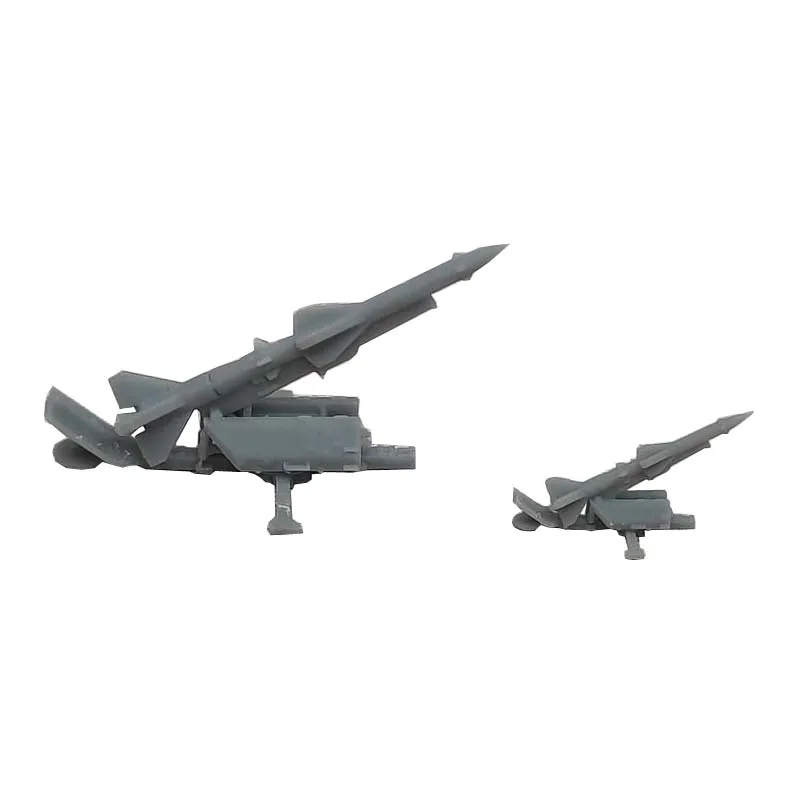 5 pz 1/700 1/350 scala SA-2 Missile Anti-aereo simulazione non colorata esercito militare artiglieria missili resina decorazioni statiche