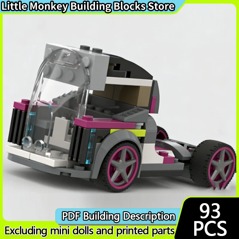 

Speed Racing Car Model MOC Building Bricks Classic Sports Truck Modular Technology Children Holiday Gifts Assemble Toys Suit