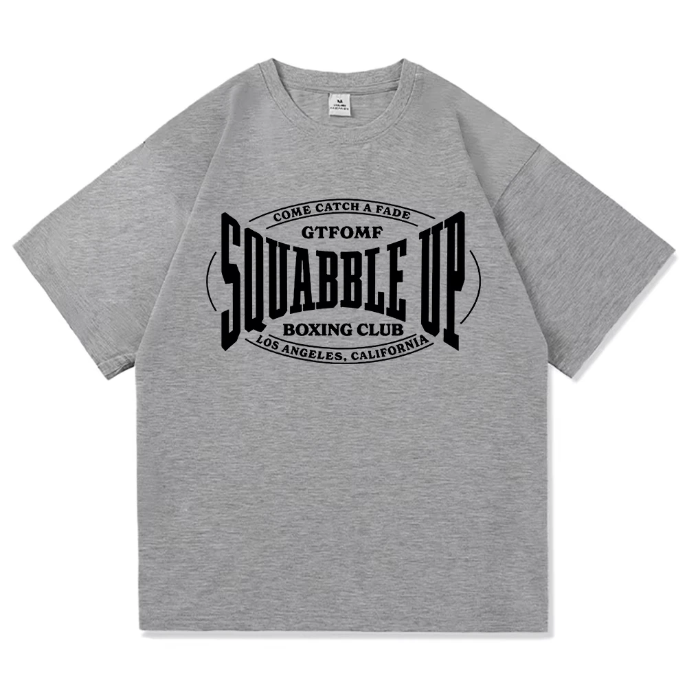 

Squabble Up Kendrick Lamar GNX Album Boxing Club T Shirt Men Clothing Harajuku Unisex High Quality Cotton Tops Graphic T Shirts