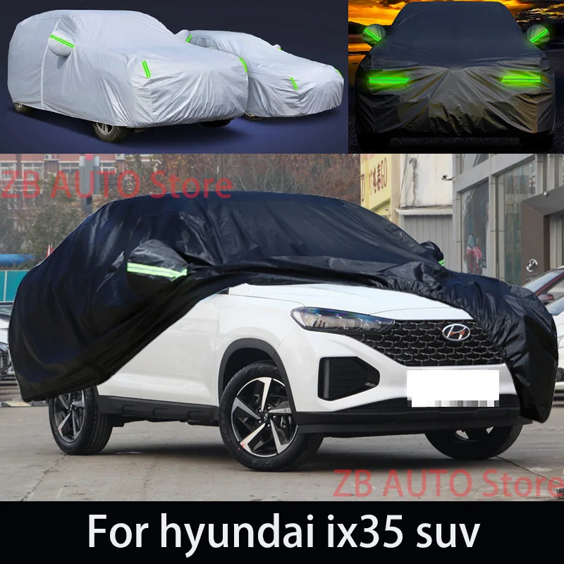

For hyundai ix35 suv Outdoor Protection Full Car Covers Snow Cover Sunshade Waterproof Dustproof Exterior Car accessories
