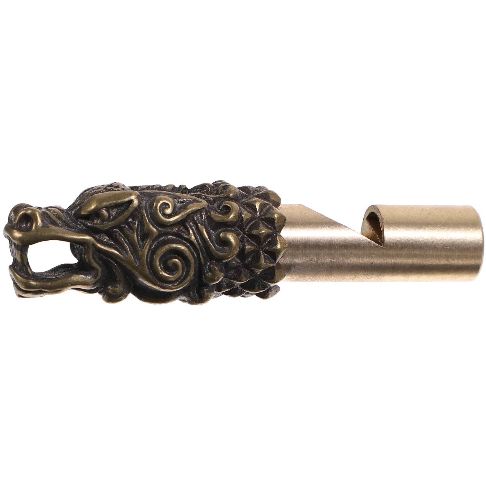 كيرين الحيوان رئيس النحاس صافرة المحمولة الطوارئ بقاء التخييم التدريب في الهواء الطلق بصوت عال صافرة المفاتيح المشي لمسافات طويلة العرض