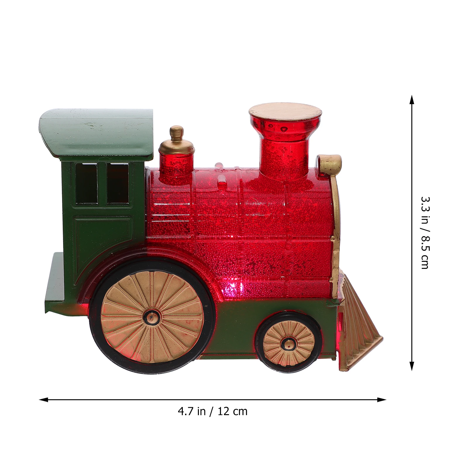 

LED Night Light Christmas Train Adornment Home Decor Kids Toy Desktop nament Festive Atmosphere Gift Choice Photo Prop