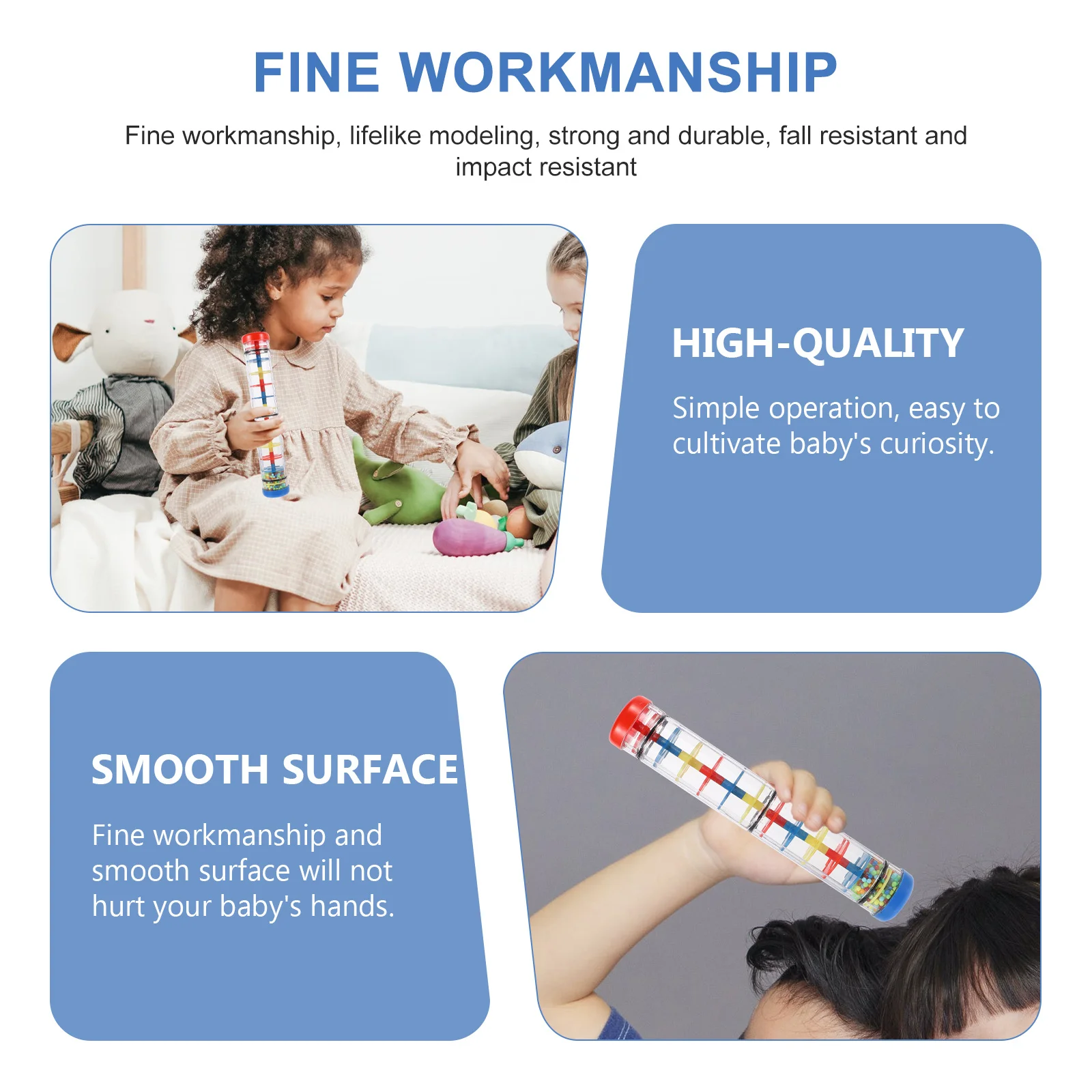 1Pcs Regentropfen Sound Regen Instrument Verschiedene Farbe Kognitive Pädagogisches Spielen Assistent Frühen Musik Lernen Baby Instrument