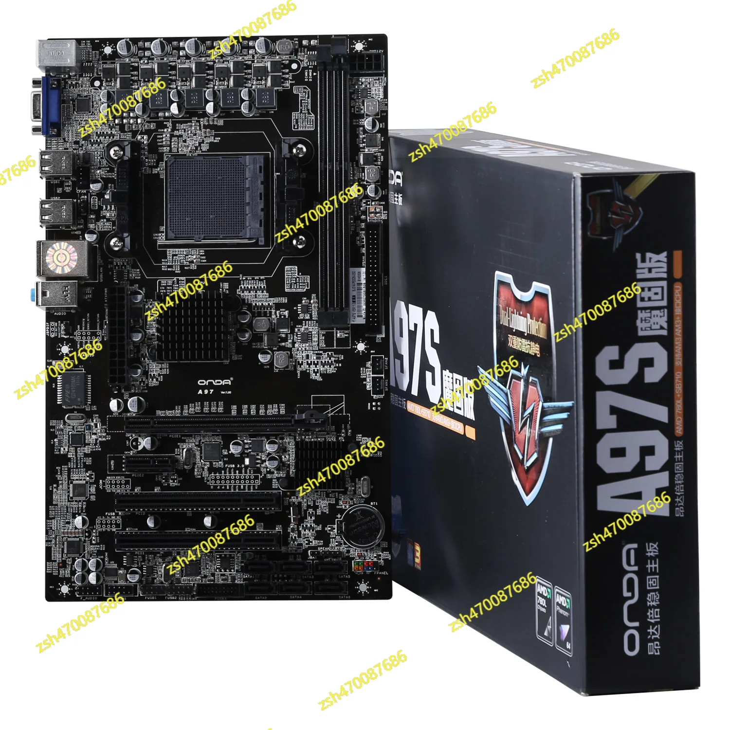 

A97S Motherboard AM3 /AM3+ Bulldozer DDR3 8GB Desktop Motherboard Supports Full AM3+ Interface Processors