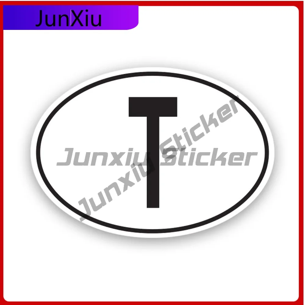 

T Thailand Country Scratch Resistant Fade Resistant Anime Style For Truck Bumper Laptop Easy Apply Self Adhesive Decoration