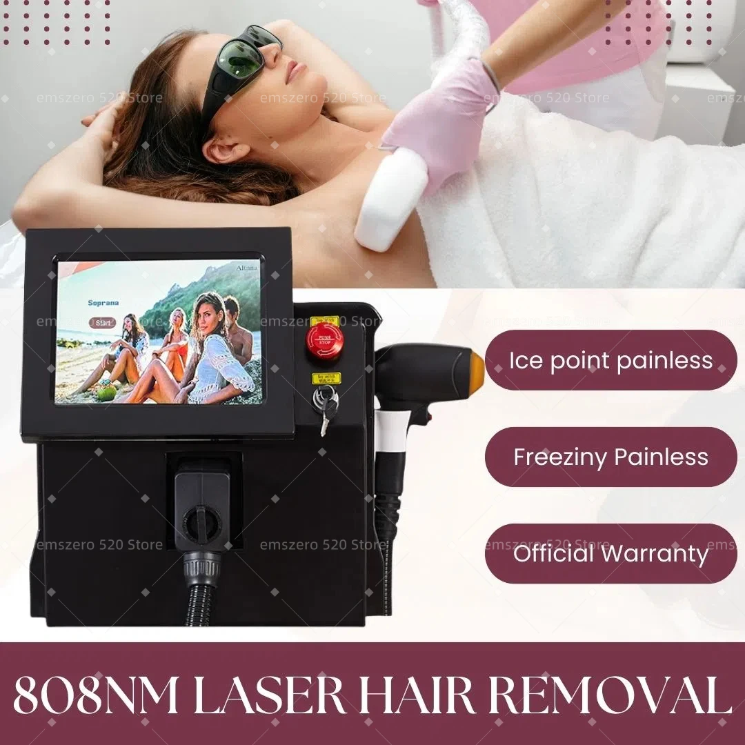 

3000W Triple Diode Wavelength 808 755 1064nm 3 wave in 1 Professional Diode Laser Hair Removal Machine for Face Body Women Men