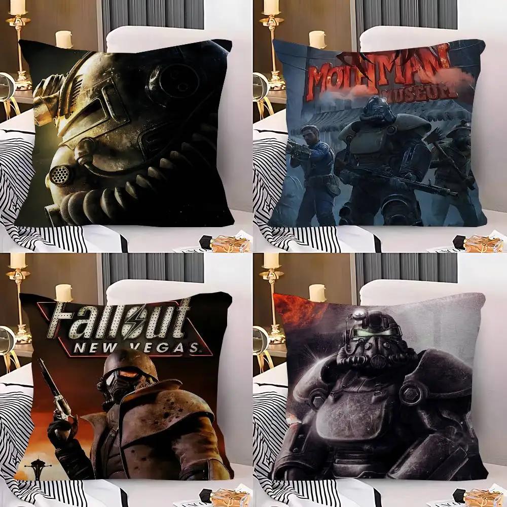 

Playing F-Fallout Anime Pillow Cover For Bedroom Room And Living Room Sofa Decorative Cushion Cover