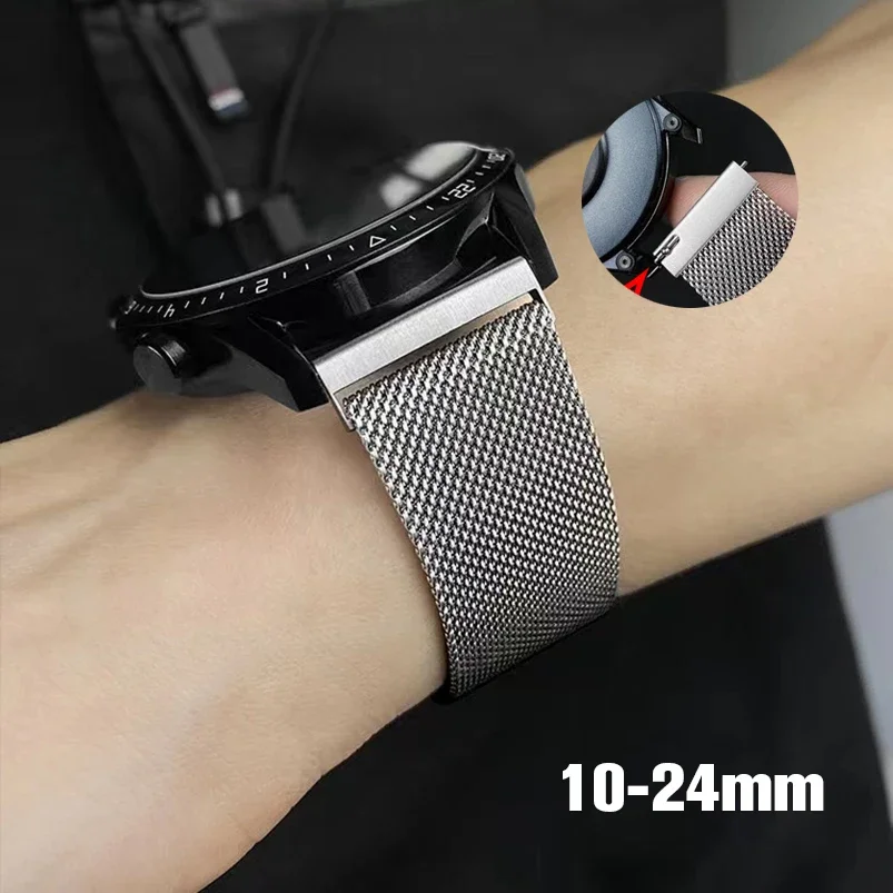 Magnetic Strap for DW Steel Watch Band for Fossil Smart Bracelet 10MM 12MM 14MM 16MM 18MM 20MM 22MM 24MM Quick Release