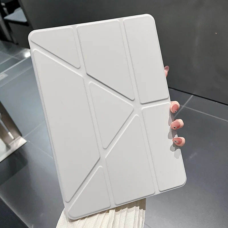 

Складной акриловый прозрачный чехол с вращением на 360° для Samsung Galaxy Tab S10 S9 S8 S7 Plus FE A9 Plus S6 Lite с держателем для карандашей